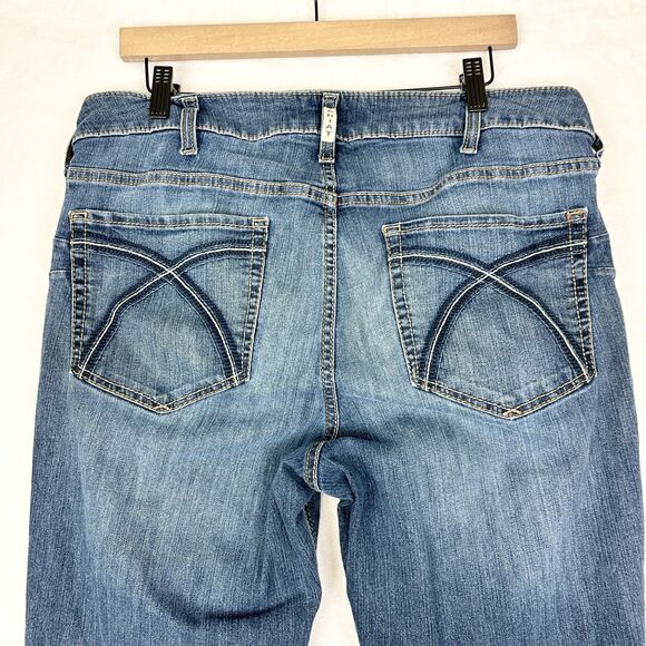 Ariat Perfect Rise Rosa Boot Cut Jeans Size 33 Lita Stretch Cooling Western - Picture 6 of 7